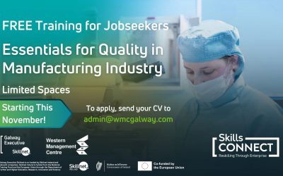 FREE Training for Jobseekers in Galway – Upskill for MedTech & Manufacturing Careers